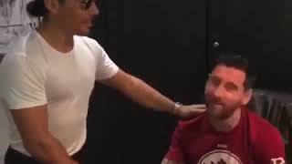 Messi meets 'Salt Bae'