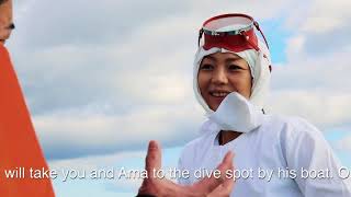 Diving with Ama diver in Iseshima