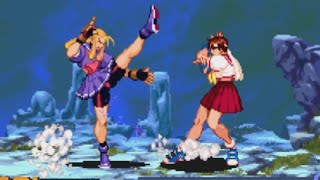 Karin vs. Sakura (Hardest AI Battle) - HYPER STREET FIGHTER ALPHA - 20230927