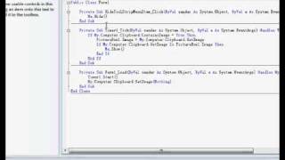 visual basic tutorial - getting image from print screen