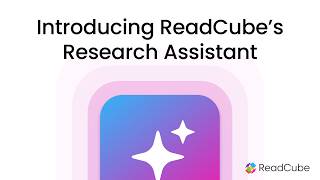 Introducing ReadCube's Research Assistant