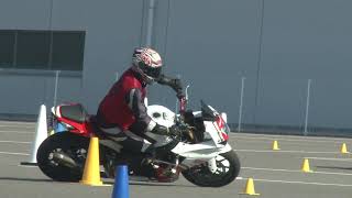 TRY GYMKHANA A 19 黒いポストン 選手 GSX-R 750 h 1   2023 12 10