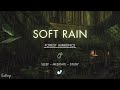 Soft Rain On Forest Cabin | NO ADS | Soothing Rain Sounds For Sleeping