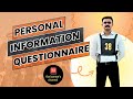 Personal Information Questionnaire || Complete SSB Interview Guide || CDS, NDA, AFCAT, NCC || V5 ||