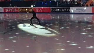 Misha Ge tribute to Denis Ten - 16.11.18 Moscow Rostelecom Cup of Russia Opening Ceremony Grand Prix