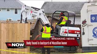Body of man found buried in backyard of Massillon home