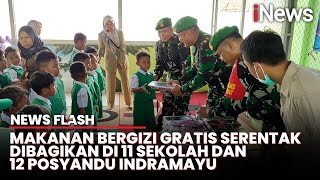 Program Makan Bergizi Gratis Dimulai Serentak, 3.942 Porsi Disalurkan di Indramayu | News Flash