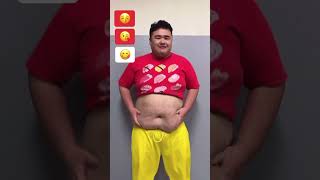 【TikTok100万再生】120Kgデブのお腹できゅうきゅうダンス