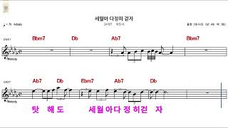 세월아 다정히 걷자 -여자 Key Db #이도시 [작사 유경미][작곡.편곡 임희종]