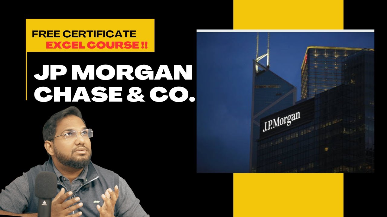 Jp Morgan Free Certificate Excel Free Certificate Chai Aur Gyan