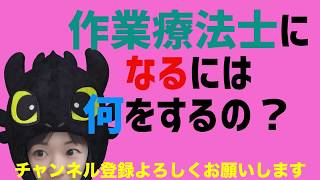 作業療法士になるには何をするの？