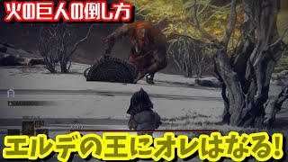 【エルデンリング】エルデの王にオレはなる！～火の巨人の倒し方～【PS4版】