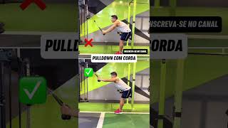 Pulldown com corda - erro comum 👆🏻