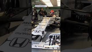 Yuki Tsunoda testing Alpha Tauri Race car at IMOLA