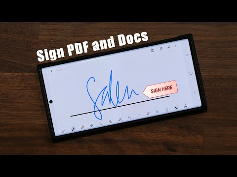 How To Sign PDF Documents on Any Samsung Galaxy Smartphone (Free and Easy)