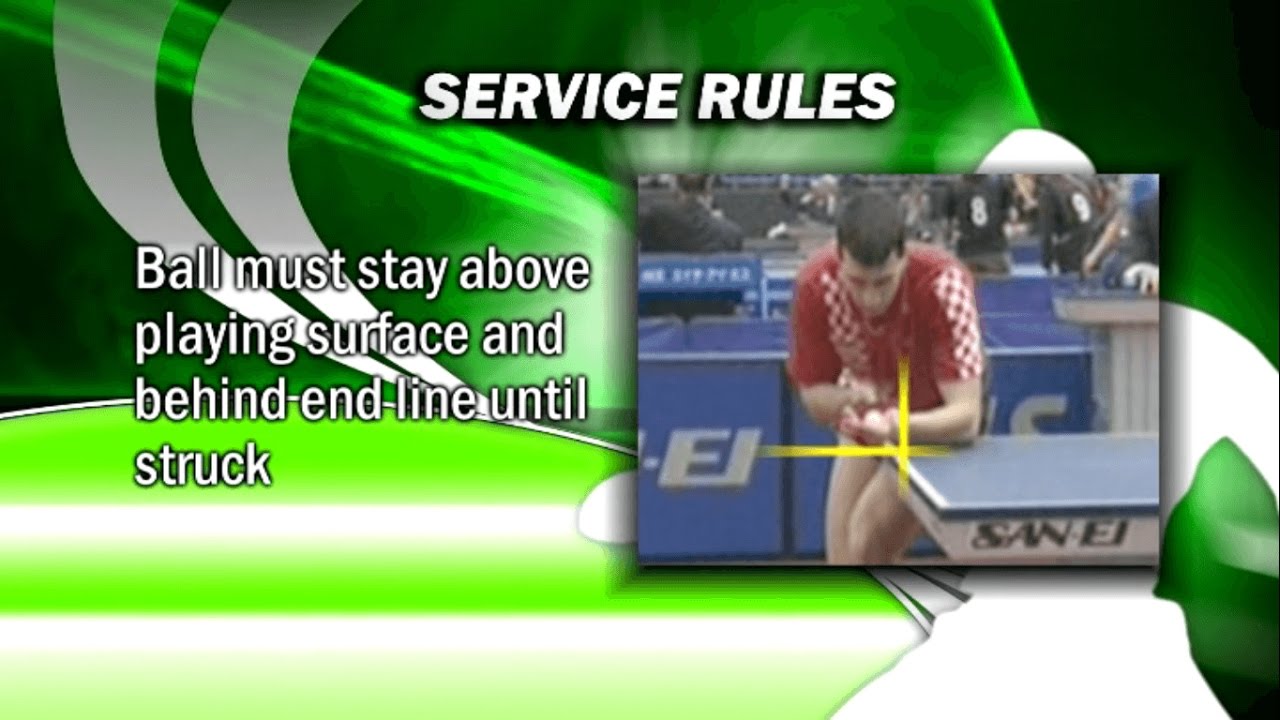 Table Tennis Service Rules: How To Serve Legally! - YouTube