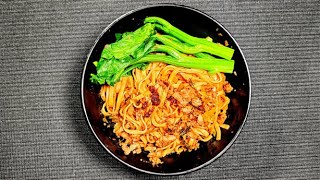 Dan Dan Noodles| Street Food Style Spicy Sichuan Noodles| Amazing flavor and very easy to make.
