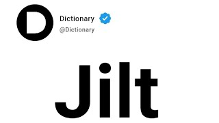 Jilt Meaning In English