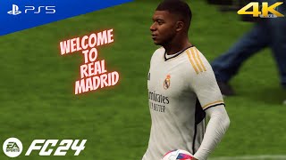 FC 24 - Mbappe Finaly Real Madrid Player / All goals / PS5 4K