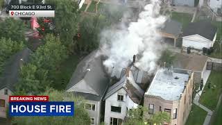 CFD battles extra-alarm fire in South Side home