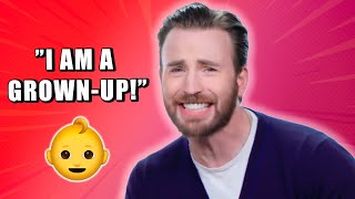 chris evans being a literal child for 16 minutes straight