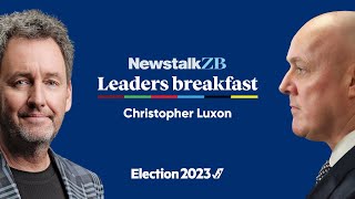 Watch Live: Mike Hosking Leaders Breakfast with Chris Luxon