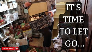 *NEW* CRAFTROOM DECLUTTER // It is Time to LET GO!! // Second Layer Extreme Craft Room Purge