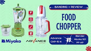 BANDING Food Chopper Advance VS Miyako 300 RIBUAN AJA!!