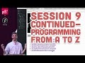 Live Stream #69.2: Session 9 - Programming from A to Z - Part 2