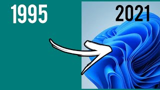 EVOLUTION OF WINDOWS DEFAULT WALLPAPER (1995-2021)!
