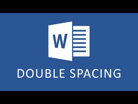 Microsoft Word – How to Double Space