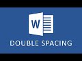 Microsoft Word - How to Double Space