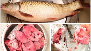 বড় মাছ কাটার নিয়ম/how to cut fish/rules for cutting big fish|bangladeshi fish cutting|bigfishcutting