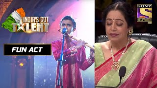 Kirron जी को यह Flute Artist का Talent लगा Extraordinary! | India's Got Talent Season 7 | Fun Act