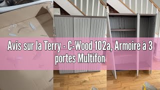 Avis sur la Terry - C-Wood 102a, Armoire à 3 portes Multifonction, Armoire à Balais Effet Bois, 2 Pi