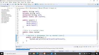Nested Classes (Non Static) - Inner Classes - Java Programming - CSE1007