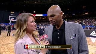 Jerry Stackhouse Talks NBA D-League At All-Star Practice
