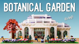 The new LEGO Ideas Botanical Garden is large.