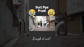 Funny Korean Duct Pipe Prank😂🤣