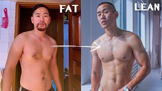FAT to LEAN | 6 Month Body Transformation | Minimal Training and Nutrition Guide