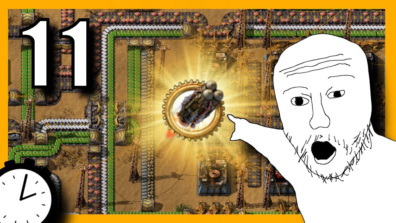 Factorio Speedrun 11 финал Youtube