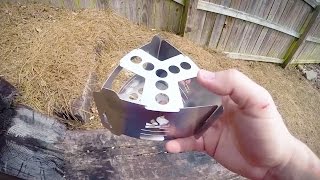 Bushcraft Essentials Bushbox Ultralight Outdoor Pocket Stove