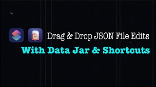 Data Jar drag and drop