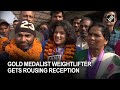 Bihar girl Kriti Raj who bagged 6 gold medals at CWG gets rousing reception