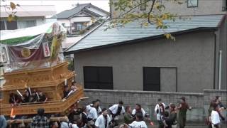 西条祭り２０１６　伊曽乃神社祭礼　加茂川堤防前２