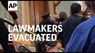 Lawmakers evacuated as protesters storm Capitol