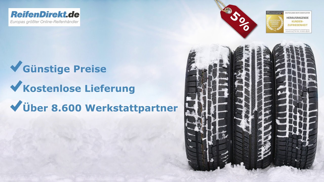 Winter Sale Bei ReifenDirekt.de: 5% Auf Winterreifen, Motorradreifen ...