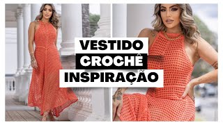 Vestido crochê/ inspiração tricô/ Minha Versão em crochê/Aula final