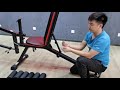 harison adjustable weight bench assembly video hr 609