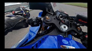 Yamaha R1 Onboard Battle - Shannonville Motorsports Park Sept 30th, 2021